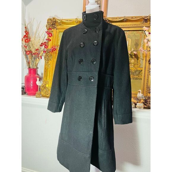 The Coffee Shop New York Trench Coat Size L - Picture 1 of 8